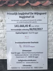 Begijnhof 16 - Vernieuwem van buitenschrijnwerk & schilder- en onderhoudswerken gevels